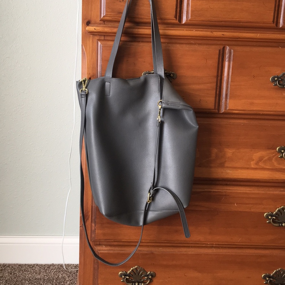 Grey Mossimo Supply Co crossbody purse